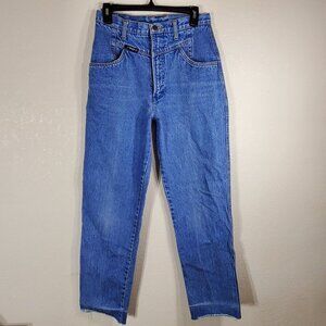 Vintage Blaze Blue Jeans Womens High Waisted Size 11/30.5 100% Cotton 90's Y2k